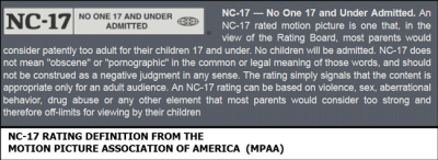 NC-17 Rating